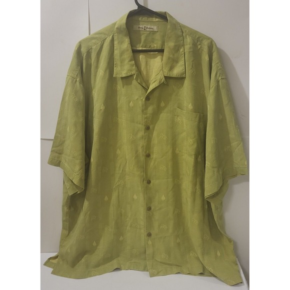Tommy Bahama Green Casual Button Down Shirt - Picture 1 of 11